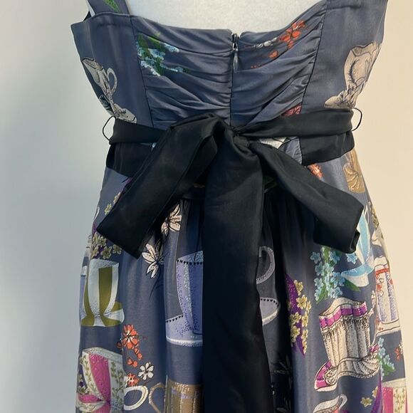 Floreat Anthropologie Teacup Print Dress Size 2 - Picture 5 of 6